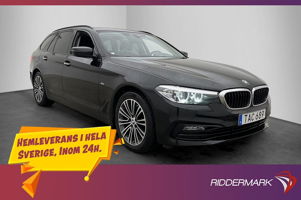 BMW 520 xDrive Sport line Värmare Kamera Navi Drag