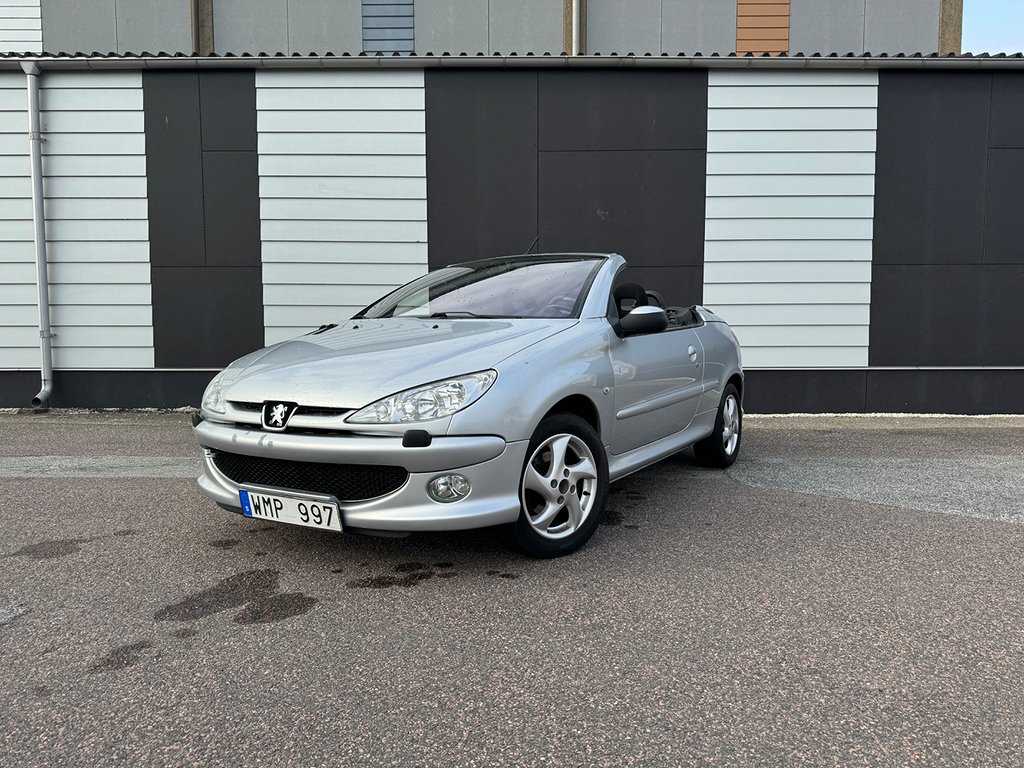 Peugeot 206 CC 1.6 Euro 4 Nybesiktigad