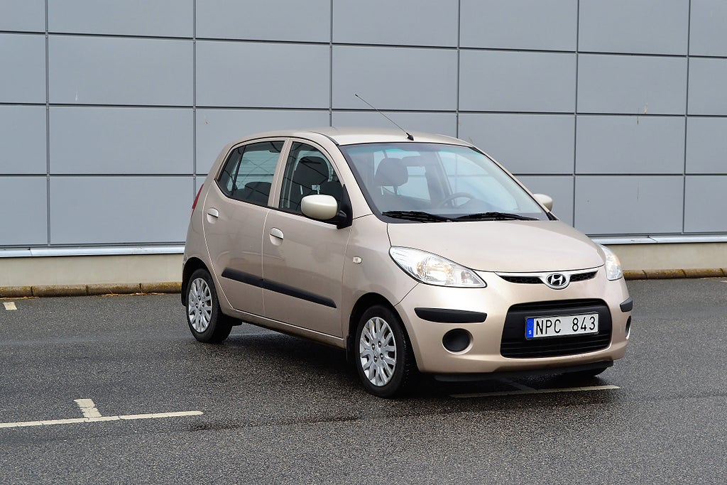 Hyundai i10 1.1 iRDE 67hk  Nybesiktigad