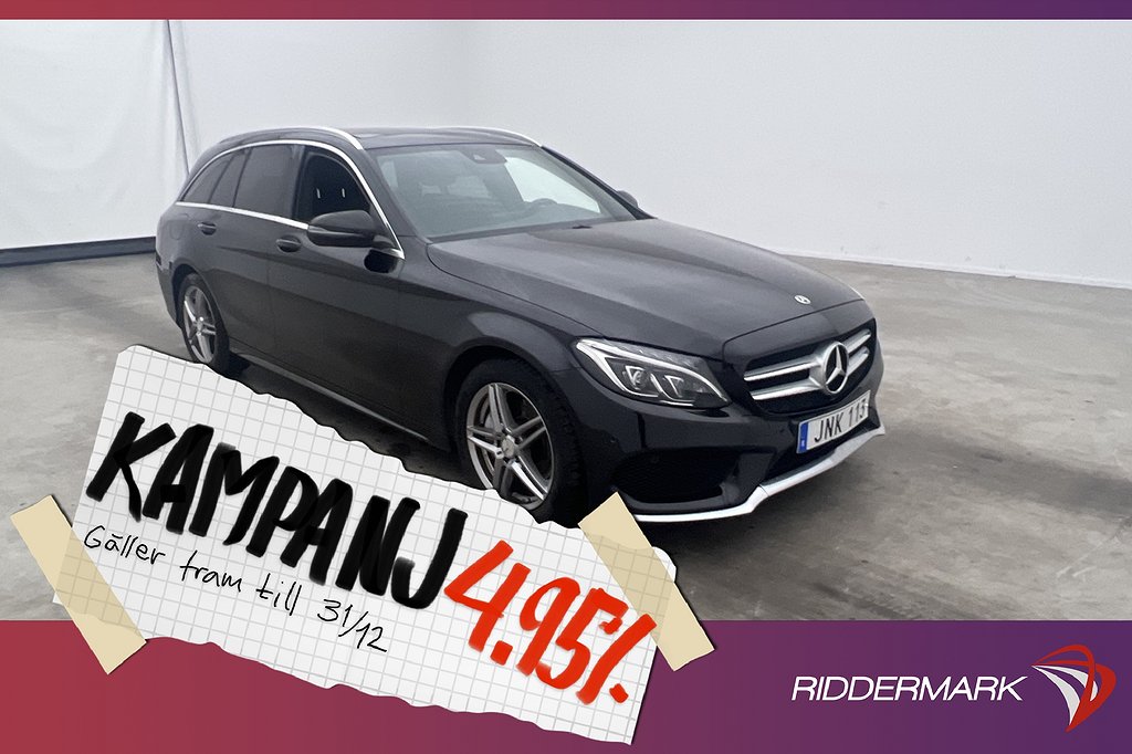 Mercedes-Benz C 200 184hk AMG Värm Pano Skinn 4,95% Ränta