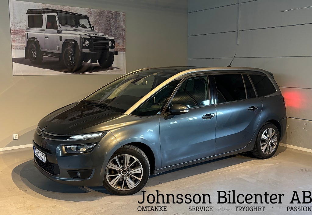 Citroën Grand C4 Picasso 2.0 HDi 1 Ägare 7 Sits Panorama  Drag Backkamera Navi