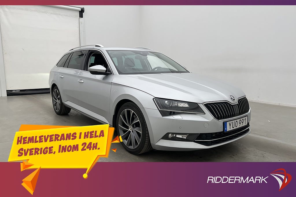 Skoda Superb 2.0 TDI 4X4 L&K D-Värm M-Värm Skinn Kamera Drag