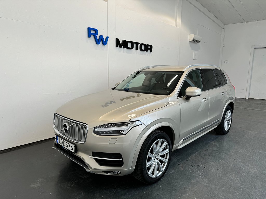 Volvo XC90 D5 AWD 225hk Inscription 7-sits D-värm B-kam Navi