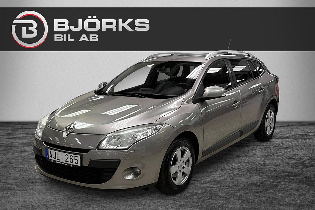 Renault Mégane Grandtour 1.6 E85 Nybesiktigad Navi 110hk