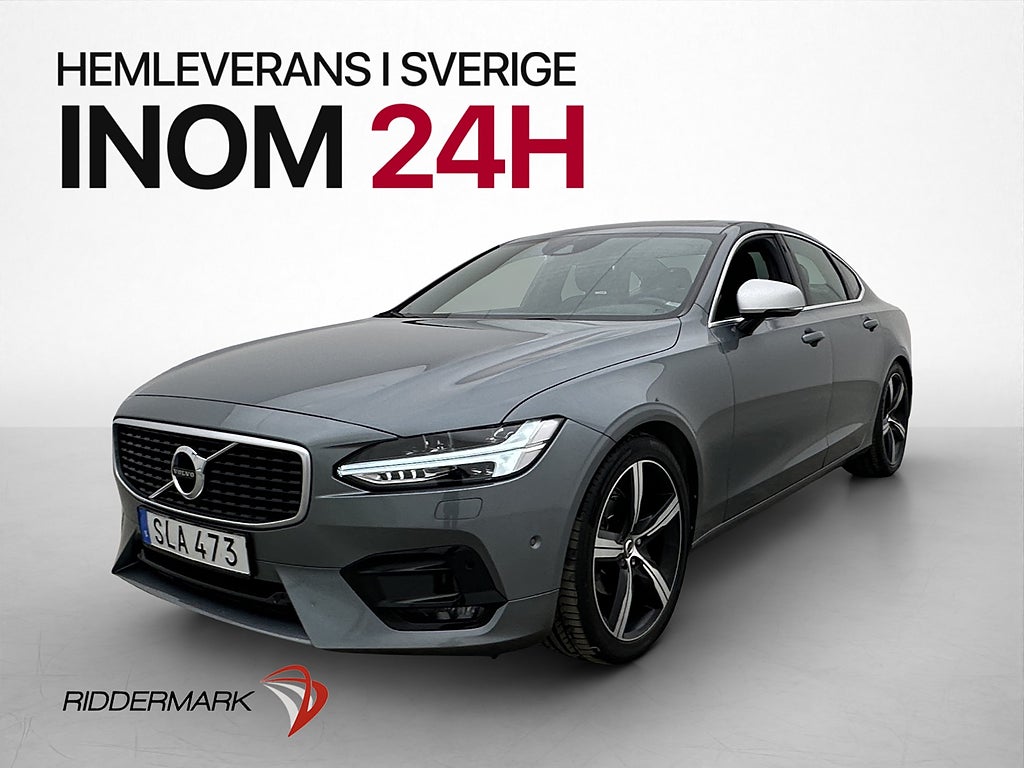 Volvo S90 D4 AWD R-Design Taklucka Kamera Värmare CarPlay