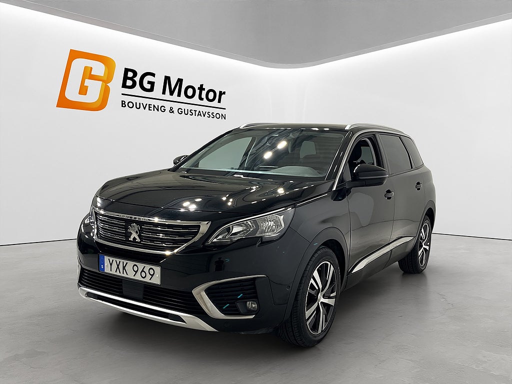 Peugeot 5008 1.2 PureTech 131HK Aut Allure Elstol/Backkamera