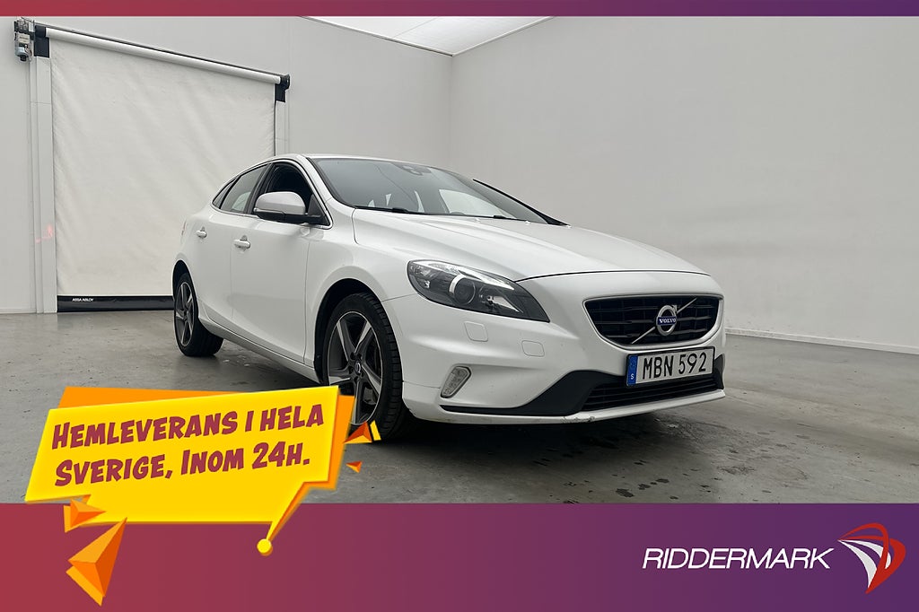 Volvo V40 D3 R-Design VOC Värmare Skinn Navi Kamrem-Bytt
