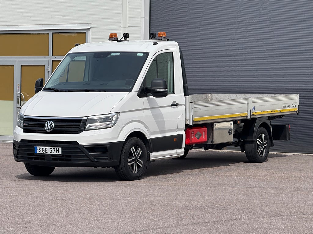 Volkswagen crafter Chassi 35 2.0 TDI 4Motion Euro 6/lång flak/Leasbar