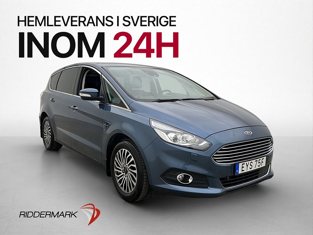 Ford S-Max 1.5 165hk Titanium 7-Sits Värmare Kamera CarPlay