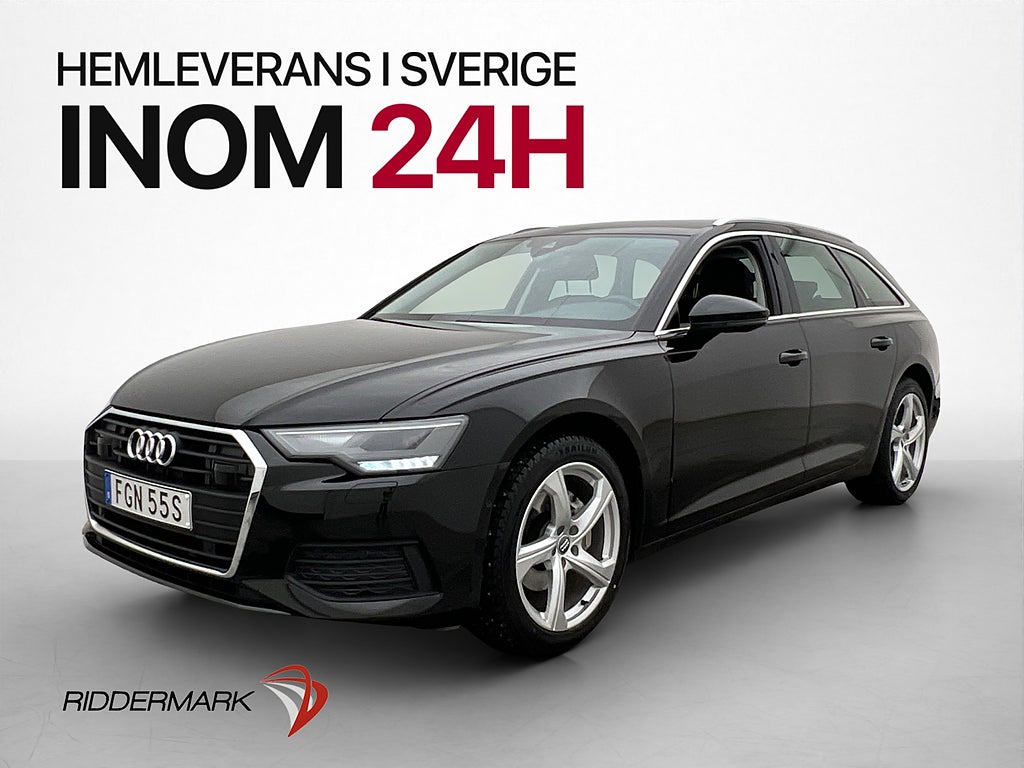 Audi A6 40 TDI 204hk D-Värmare Kamera Navi Dragkrok