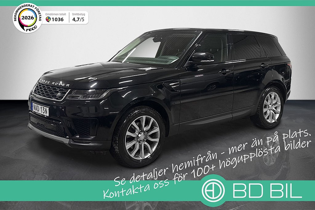 Land Rover Range Rover Sport 3.0 SDV6 4WD PANO KAMERA MERIDIAN D-VÄRMARE