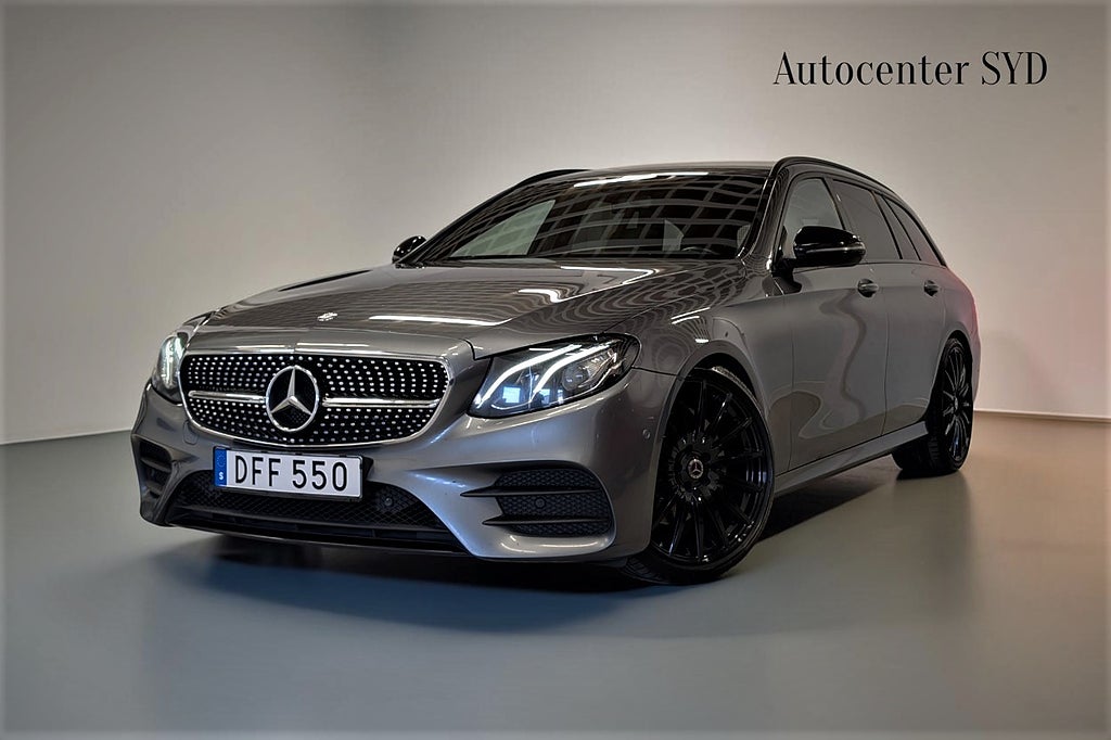 Mercedes-Benz E 220 T d 9G-Tronic AMG Black 20" Full-Servad