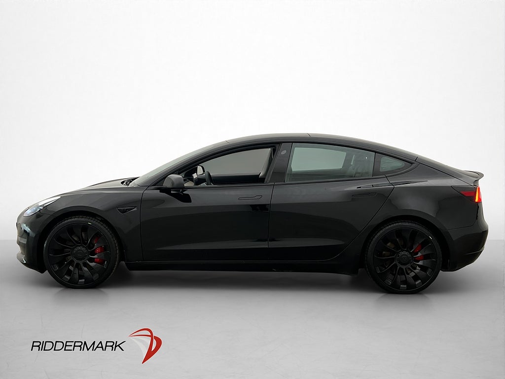 Tesla Model 3 Performance AP Värmepump CCS-laddning 513hk
