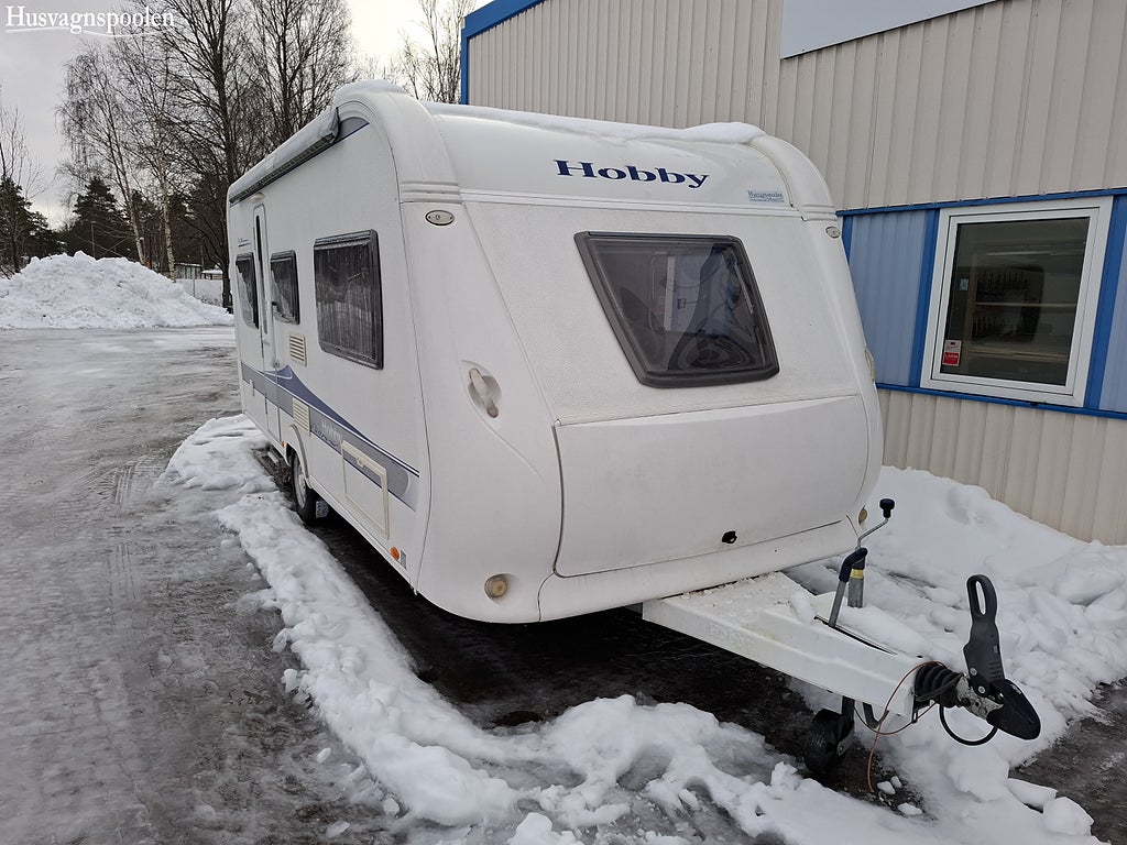 Hobby 495 UL DE LUXE Långbäddar, Förtält, Markis