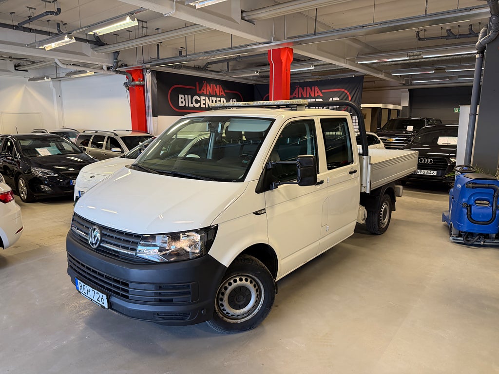 Volkswagen Transporter D-H 2.0 TDI 4M Aut Drag 6-Sits Dieselvärmare TIPPFLAK