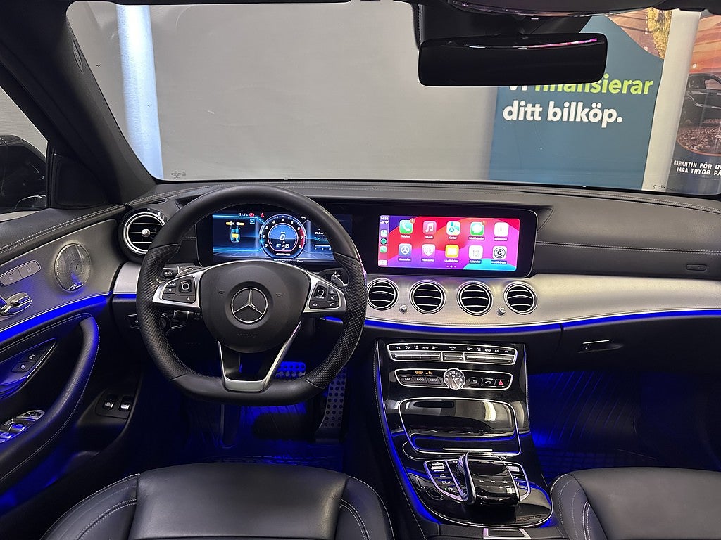Mercedes-Benz E 250 T 9G-Tronic AMG Line/Wide/Pano/Burmest/Drag/Värmare