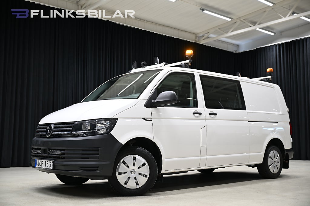 Volkswagen Transporter 4Motion 150HK Dubbelhytt||Inredd|Lågmil|EnÄgare|SeUtr!!