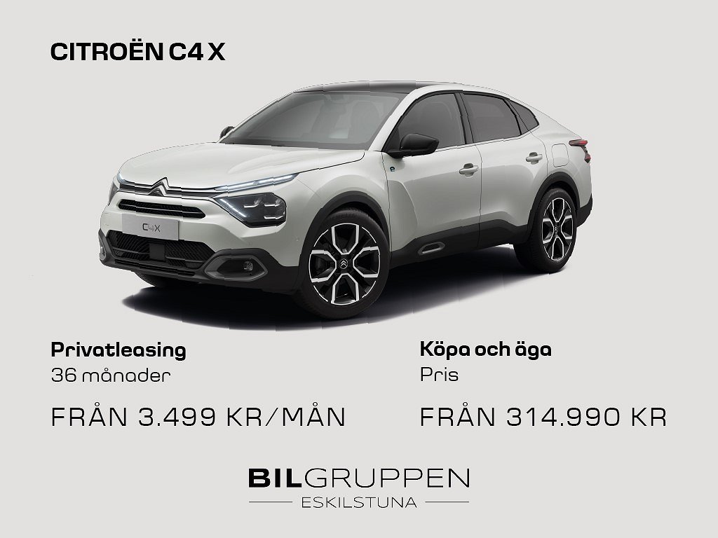 Citroën C4 X Shine 130hk Automat Vinterhjul ingår vid köp