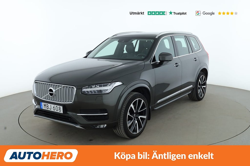 Volvo XC90 Inscription AWD / VOC, Värmare, CarPlay, Dragkrok