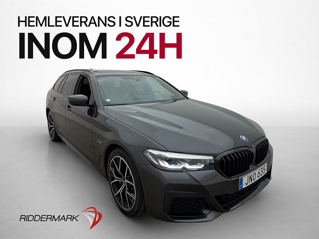 BMW 530 e xDrive M-Sport Cockpit HUD Dragkrok Kamera CarPlay