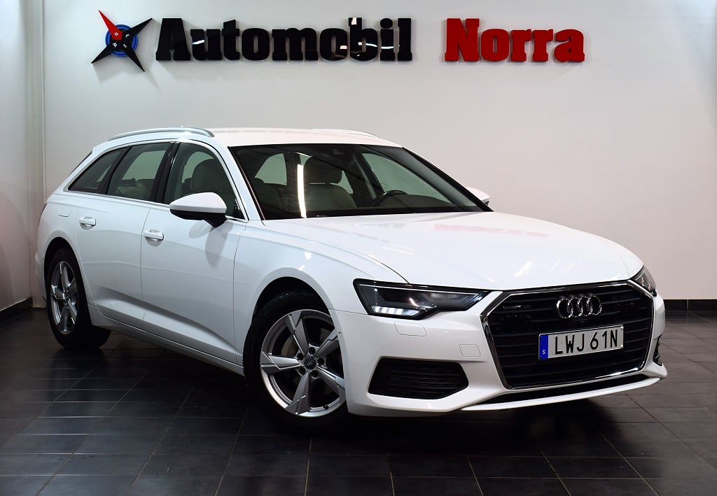 Audi A6 Avant 40 TDI 204hk Quattro Auto Drag D-värmare 360° Läder