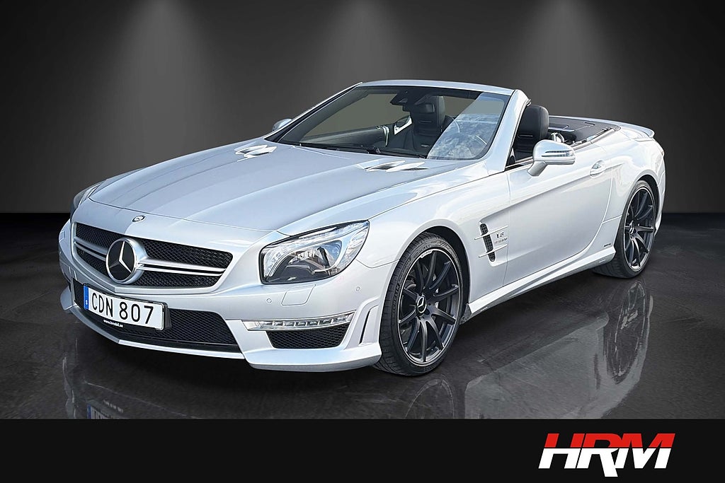 Mercedes-Benz SL 63 AMG 5.5 V8 537hk Pano H/K kolfiber
