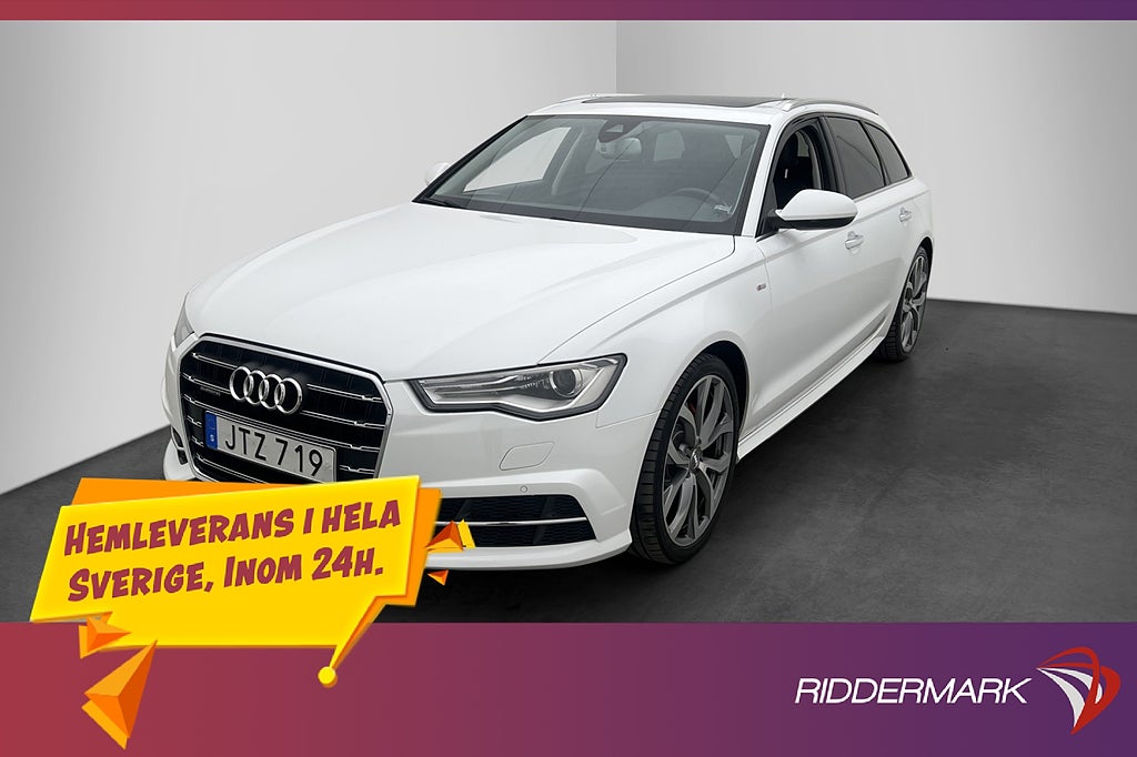 Audi A6 Avant Q 190hk S-Line Värm Kamera Panorama Navi