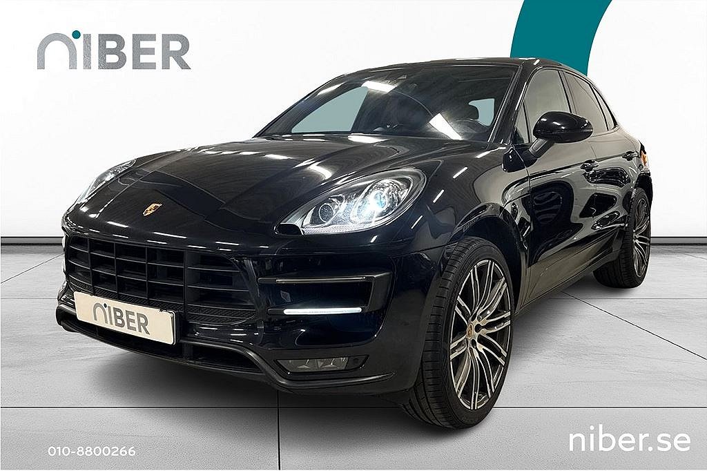 Porsche Macan Turbo 400hk PDK Sport, Pano, Navi, 360