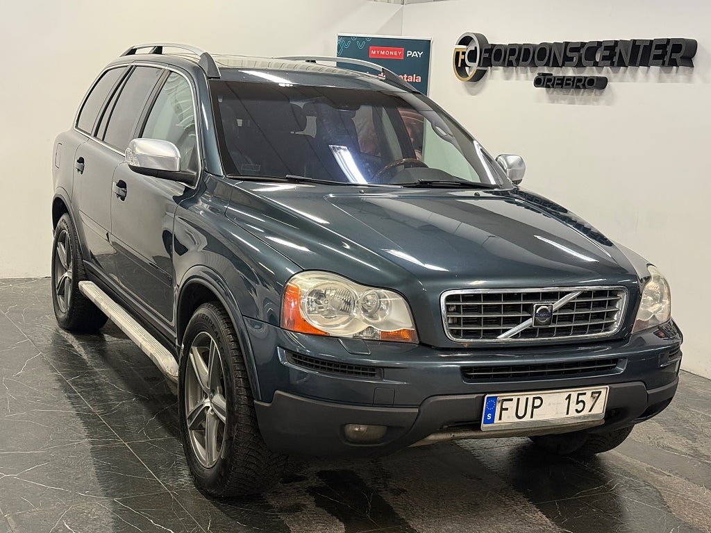 Volvo XC90 7 Säten D5 AWD Geartronic Summum 7-Sits Drag Skinn PDC