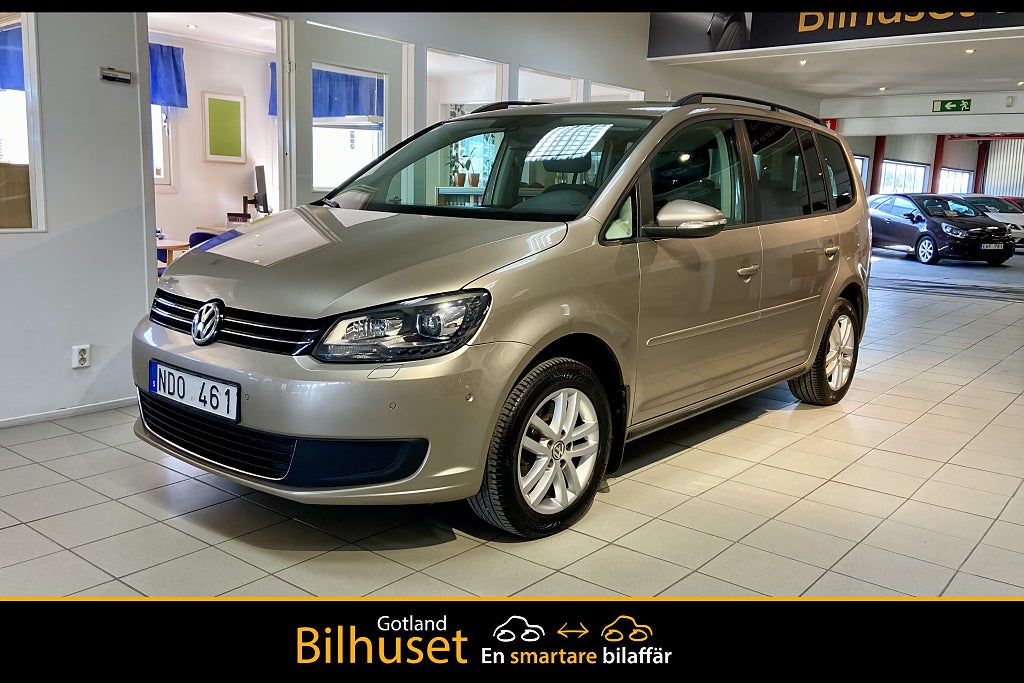 Volkswagen Touran 1.4 TGI Masters | Dragkrok | 7-sits |