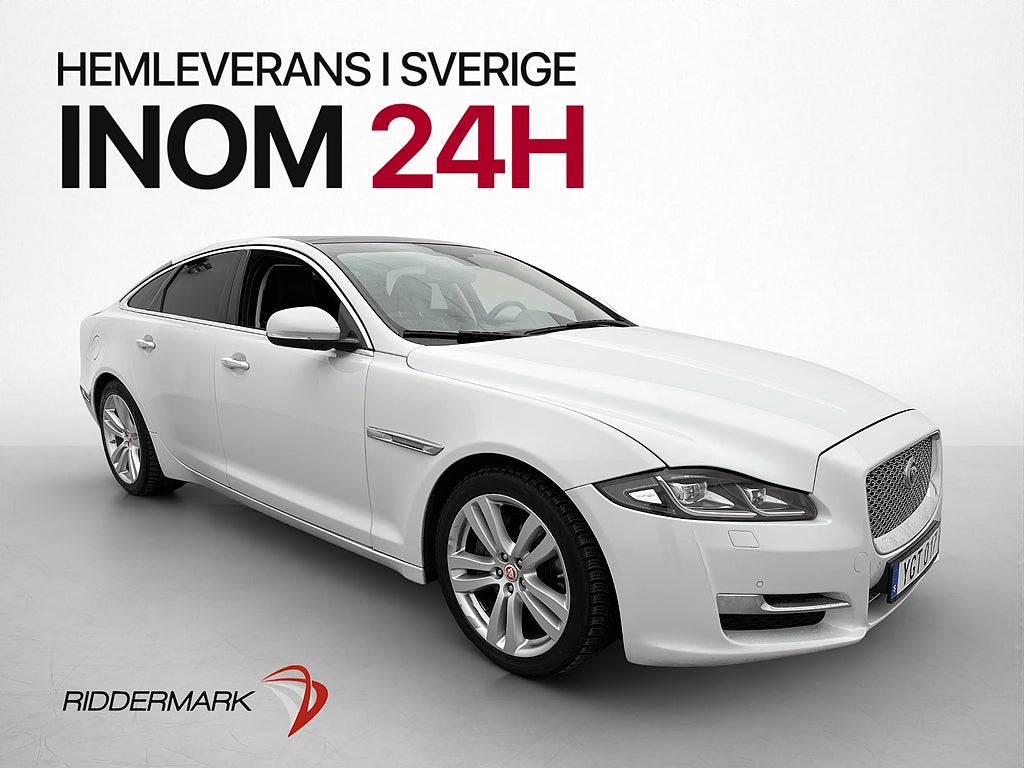 Jaguar XJ 3.0 V6 300hk Taklucka Skinn Meridian