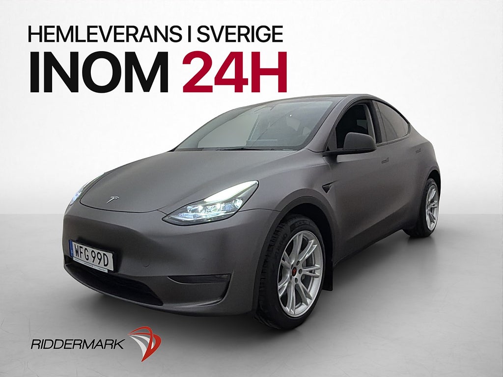 Tesla Model Y Long Range AWD Autopilot Värmepump Svensksåld