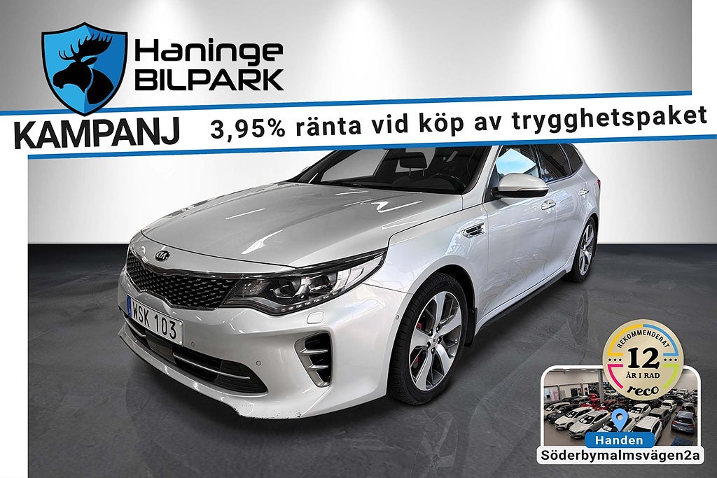 Kia Optima GT 2.0t 245HK  /DRAG /PANO /H&K /SPORT /SKINN /fr3,95%
