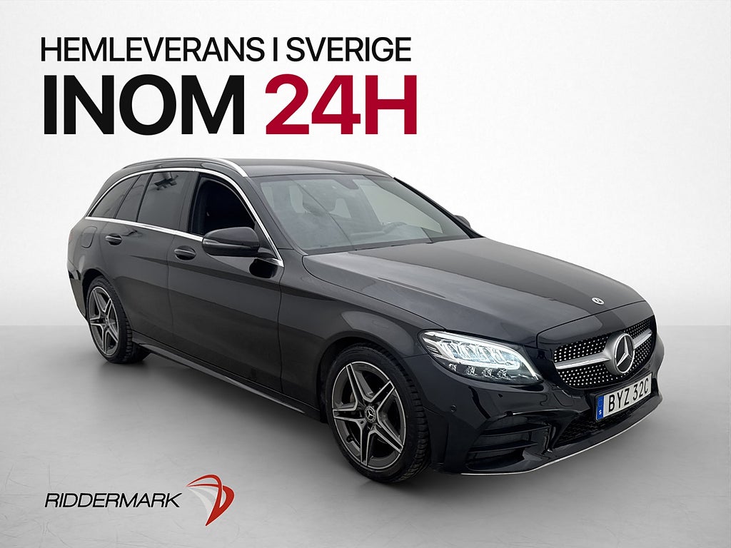 Mercedes-Benz C 220T d AMG Cockpit Läder Kamera Drag 194hk