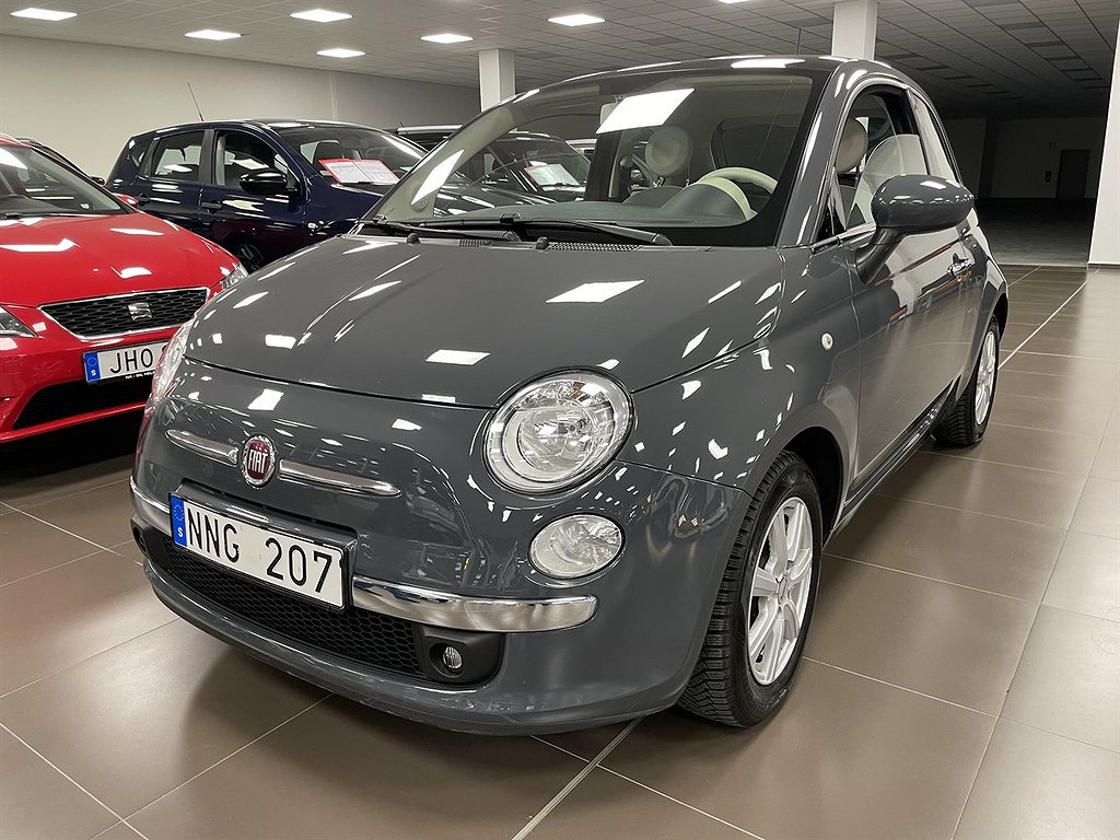 Fiat 500 1.2 8V Manuell, 69hk Lounge