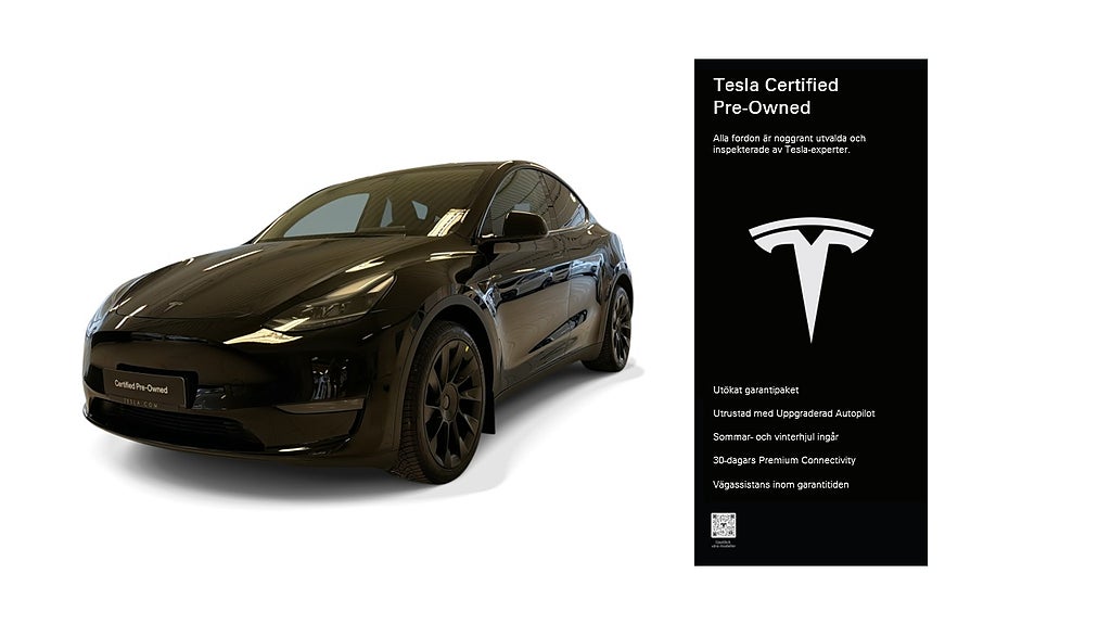 Tesla Model Y Long Range AWD Certified Pre-Owned 3,84% ränta