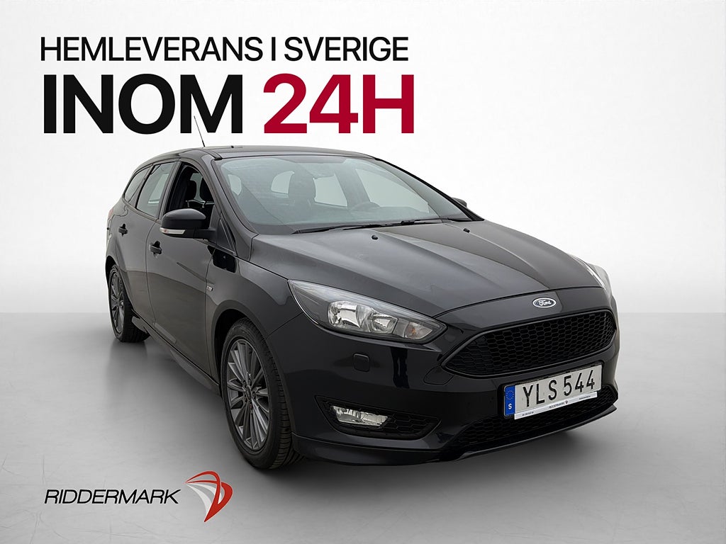 Ford Focus 1.0 EcoBoost 125hk ST-Line Sensorer Farthållare