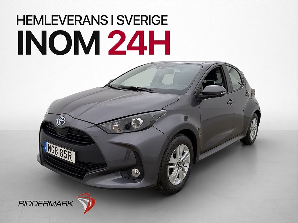Toyota Yaris Hybrid 116hk Kamera CarPlay Adaptiv Rattvärme