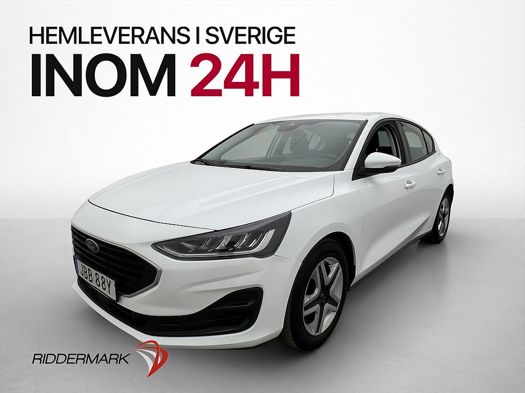 Ford Focus 1.0 125hk Business CarPlay Sensorer 0,54l/mil
