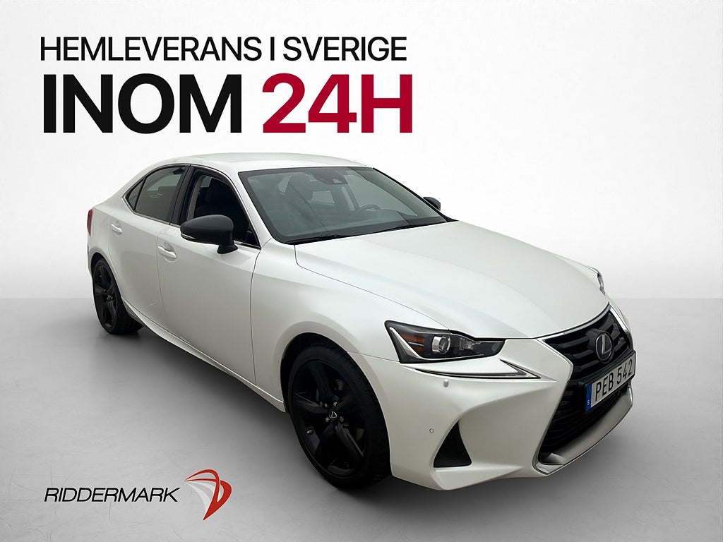 Lexus IS 300h 2.5 F Sport 223hk Värmare Isofix Adaptiv-Fart
