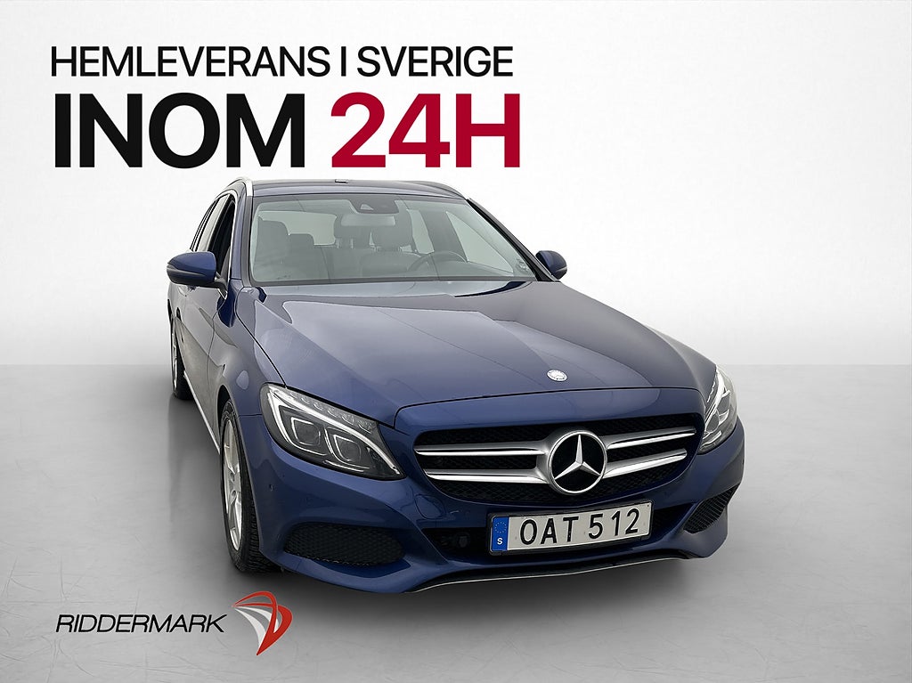 Mercedes-Benz C 350 T 279hk Värmare Burmester Kamera Navi