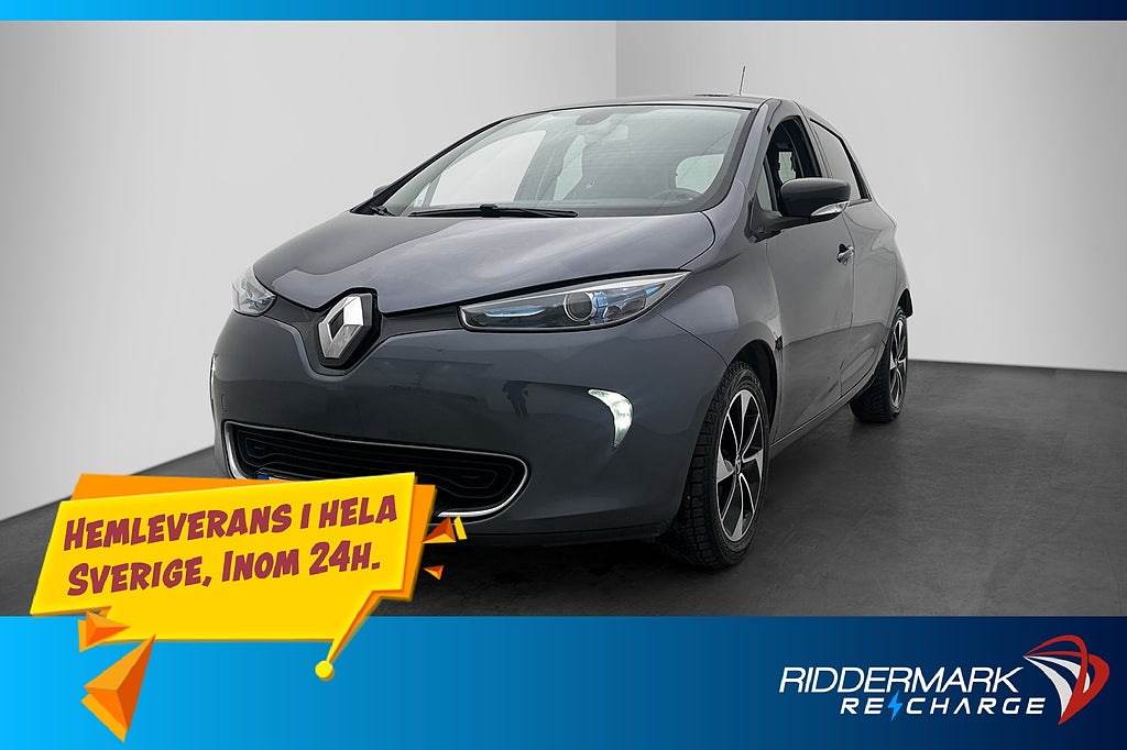 Renault Zoe R90 41 kWh Intens Friköpt Batteri Kamera Navi