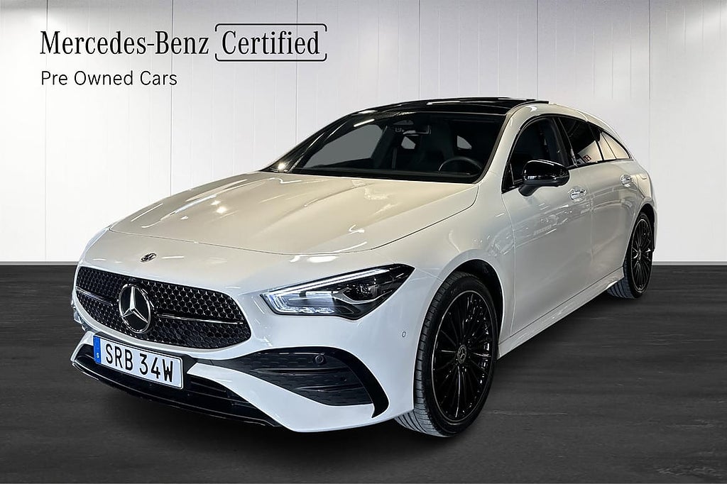 Mercedes-Benz CLA 250 e Shooting Brake AMG Panorama Dragkrok Moms