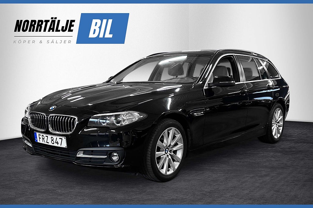 BMW 520d TOURING 190 HK DRAG NYSERV 8600 MIL 2 ÄGARE BLUETOOTH