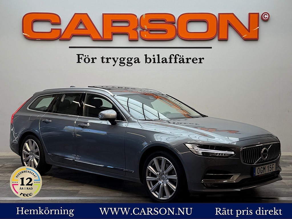 Volvo V90 D5 AWD Geartronic Inscription B&W Panorama Apple Drag
