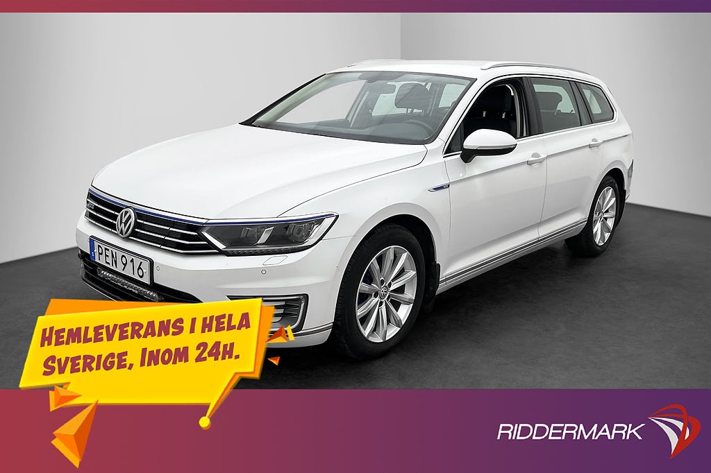Volkswagen Passat GTE 218hk Dragkrok Kamera CarPlay
