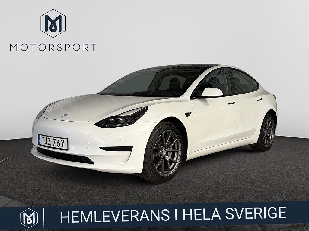 Tesla Model 3 Standard Range RWD Drag Värmepump 360°-kamera Panorama