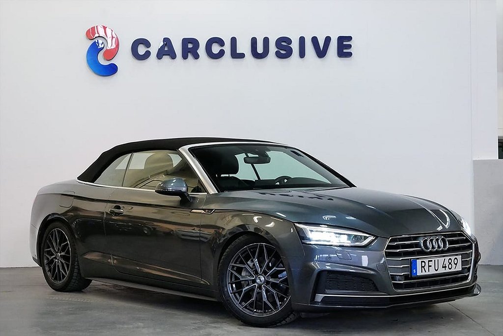 Audi A5 Cabriolet Audi A5 2.0TDI 190hk CAB | 3247 kr/mån | S-LINE | MATR