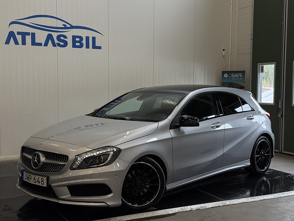 Mercedes-Benz A 200 CDI 7G 136hk AMG Line|Pano|H/K|Ny ser-bes||