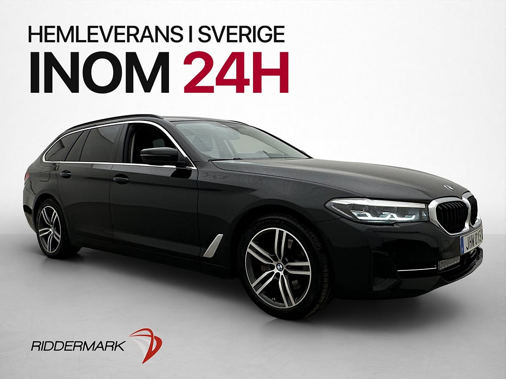 BMW 520 d xDrive 190hk Cockpit D-Värm Kamera Drag Moms Skinn